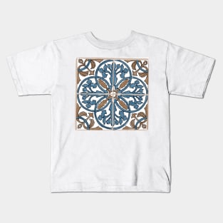 Talavera in Blue & Khaki Kids T-Shirt